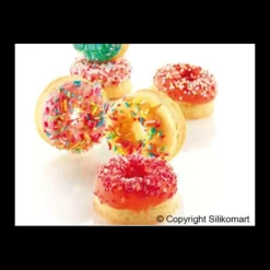 Moule Silicone*SILIKOMART Moule 6 Donuts en Silicone