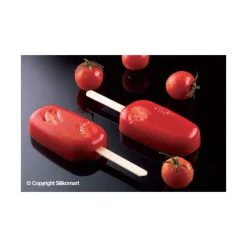 Moule Silicone*SILIKOMART Moule à glace silicone 12 Esquimaux avec bâtonnets