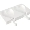 Moule Silicone*SILIKOMART Moule à Glace Silicone 2 Mini Coeur avec bâtonnets
