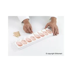 Moule Silicone*SILIKOMART Moule à Glace Silicone 16 Mini Esquimaux avec bâtonnets