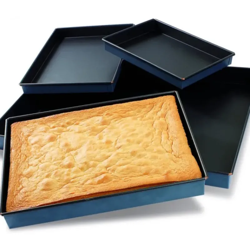 Caisse À Génoise|Moule Anti-adhésif*MATFER Moule à Génoise 40 x 30 cm H 5 cm Exopan