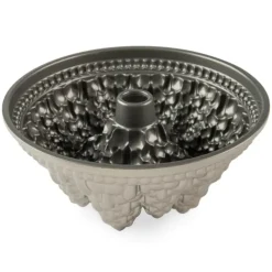 Moule Anti-adhésif|Moules À Gâteaux*NORDIC WARE Moule à Gâteau Bundt Forêt de Sapins Silver