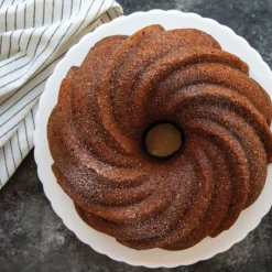 Moule Anti-adhésif|Moules À Gâteaux*NORDIC WARE Moule à Gâteau Bundt Tourbillon Gold
