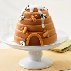 Moule Anti-adhésif|Moules À Gâteaux*NORDIC WARE Moule à Gâteau 3D Ruche Toffee