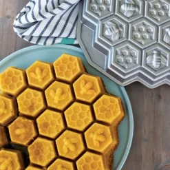 Moule Anti-adhésif|Moules À Gâteaux*NORDIC WARE Moule à Gâteau Nid d'Abeilles Toffee