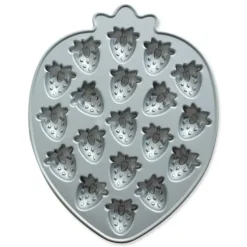 Moule Anti-adhésif|Moules À Gâteaux*NORDIC WARE Moule à Gâteaux Fraises (x19) Toffee