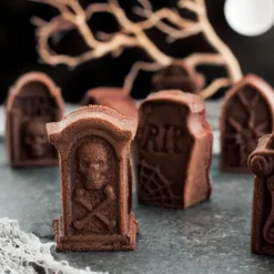 Moule Anti-adhésif|Moules À Gâteaux*NORDIC WARE Moule à Gâteaux Pierres Tombales (x6) Bronze