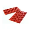 Moule Silicone*MALLARD FERRIERE Moule 18 Mini Gaufres Rondes en Silicone