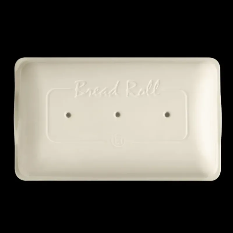 Plat De Cuisson*EMILE HENRY Moule à Mini-Baguettes en Céramique 39 cm Lin