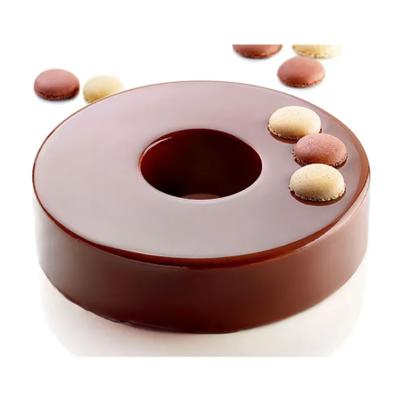 Moule Silicone*SILIKOMART Moule à Savarin Saturne en Silicone Ø 200mm