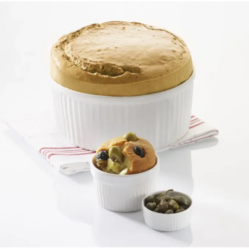 Moules À Gâteaux*REVOL Moule à Soufflé Blanc Ø 11,8cm French Classique