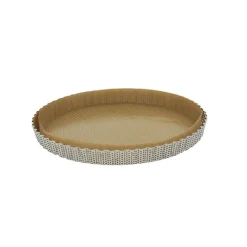 Moules À Gâteaux*DE BUYER Moule à Tarte Cannelée Inox Perforé Amovible Ø 28 cm x H 2,5 cm