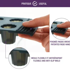 Moule Silicone|Moules À Gâteaux*MASTRAD Moule à Tarte Cannelée Silicone 28 cm