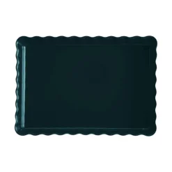 Plat De Cuisson|Moules À Gâteaux*EMILE HENRY Moule à Tarte Rectangulaire en Céramique 33,5 x 24 cm Belle-Île