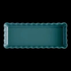 Plat De Cuisson|Moules À Gâteaux*EMILE HENRY Moule à Tarte Rectangulaire en Céramique 15 x 36 cm Feu Doux