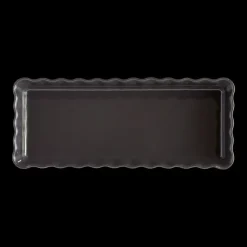 Plat De Cuisson|Moules À Gâteaux*EMILE HENRY Moule à Tarte Rectangulaire en Céramique 15 x 36 cm Fusain