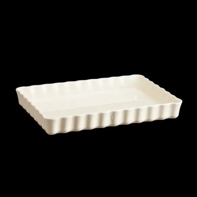 Plat De Cuisson|Moules À Gâteaux*EMILE HENRY Moule à Tarte Rectangulaire en Céramique 33,5 x 24 cm Argile