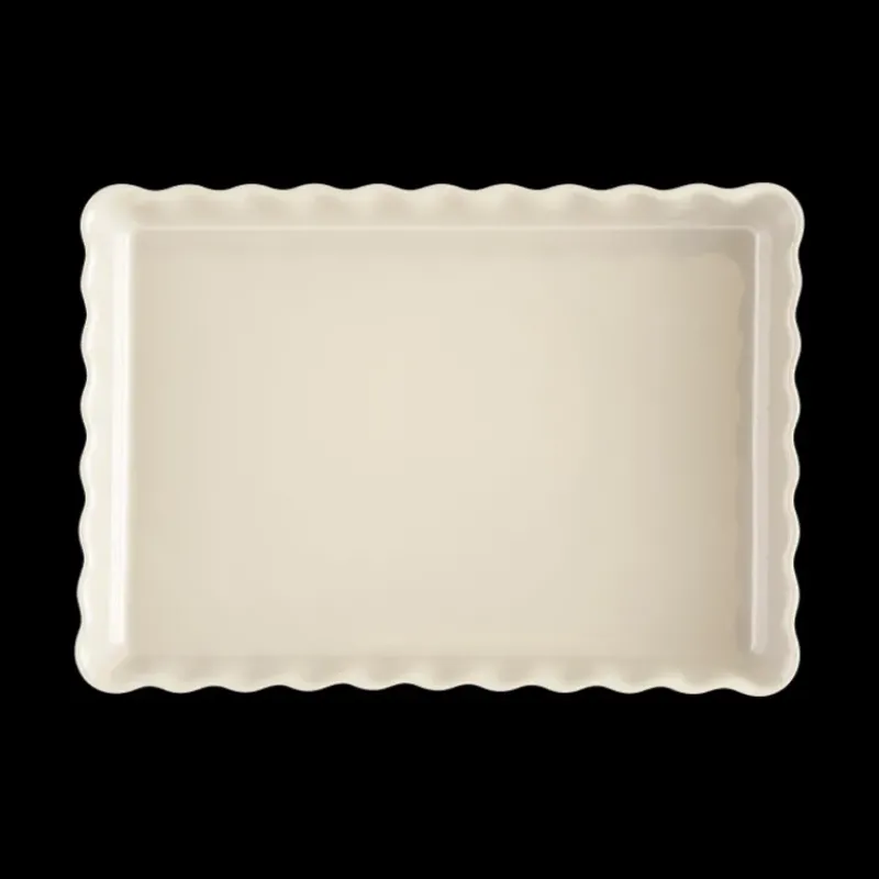 Plat De Cuisson|Moules À Gâteaux*EMILE HENRY Moule à Tarte Rectangulaire en Céramique 33,5 x 24 cm Argile