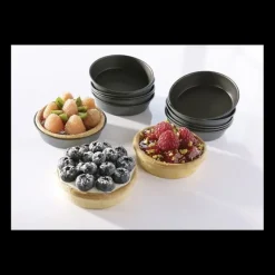 Moule Anti-adhésif|Moules À Gâteaux*MALLARD FERRIERE Moule Anti-Adhésif pour Millasson Ø6.5 cm (x25)