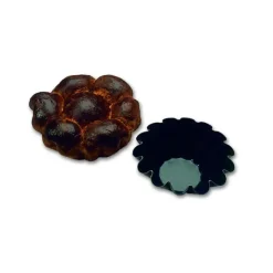 Moule Anti-adhésif*MATFER Moule Brioche 14 côtes 12 cm x H 4,5 cm Anti-adhésif