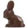 Moules À Chocolat*CHOCOLATE WORLD Moule Chocolat Aimanté Lapin Origami 17,5 cm
