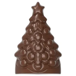 Moules À Chocolat*CHOCOLATE WORLD Moule Chocolat Arbre de Noël 9 x 5,9 cm (x4)