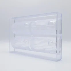 Moules À Chocolat*CHOCOLATE WORLD Moule Chocolat Bûche 12,3 cm (x4)