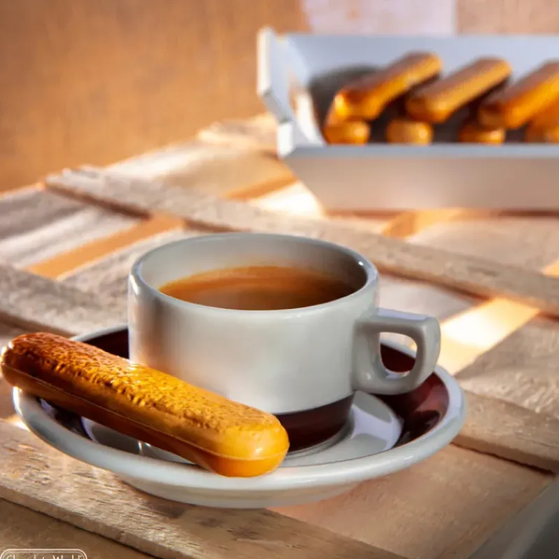 Moules À Chocolat*CHOCOLATE WORLD Moule Chocolat Boudoir 94 mm (x8)