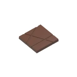 Moules À Chocolat*Chocolat Form Moule Chocolat Carré avec Rayures 7,5 cm (x3)