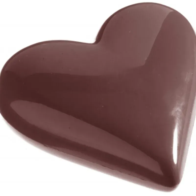 Moules À Chocolat*CHOCOLATE WORLD Moule Chocolat Coeur 6.5 cm (x8)