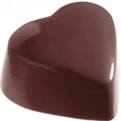 Moules À Chocolat*CHOCOLATE WORLD Moule Chocolat Cœur Haut Plat 3,5 x 3,1 cm (x32)