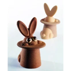 Moules À Chocolat*PAVONI Moule Chocolat Lapin Magique 12 x 10 cm x H 17 cm (x2)