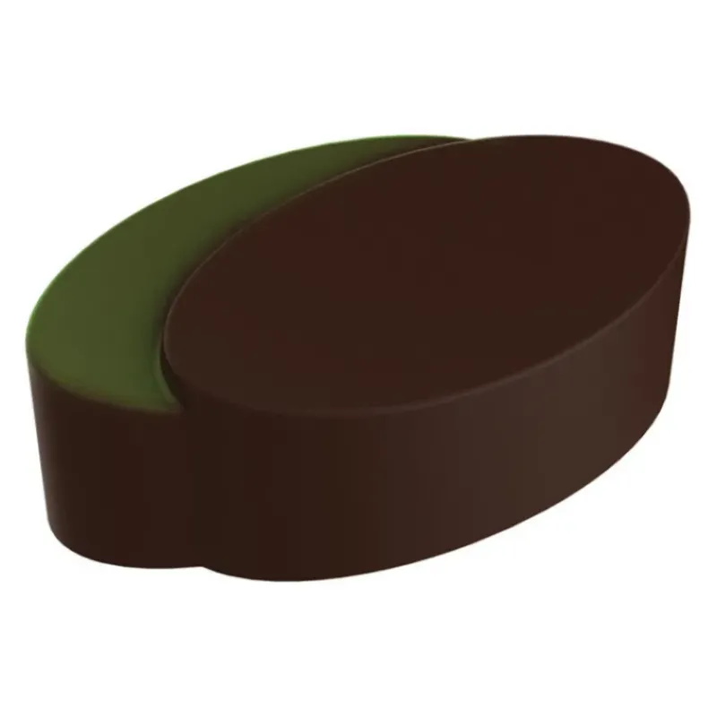 Moules À Chocolat*POP CHOCOLAT Moule Chocolat Praline Ellipses Jumelles (x24)