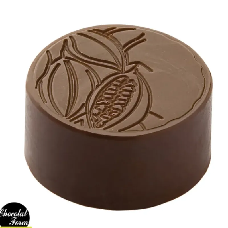 Moules À Chocolat*Chocolat Form Moule Chocolat Praline Ronde Fève 2,8 x 1,3 cm (x24)