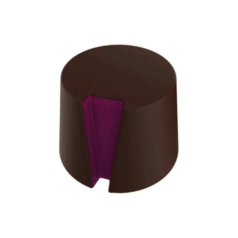Moules À Chocolat*POP CHOCOLAT Moule Chocolat Pralines Cylindres Biseautés Ø27 mm (x28)