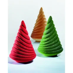 Moules À Chocolat*PAVONI Moule Chocolat Sapin de Noël Soft Ø 12,5 x H 19,5 cm (x2)