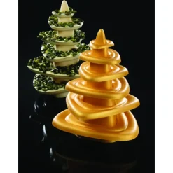 Moules À Chocolat*PAVONI Moule Chocolat Sapin de Noël Saturno Ø 16,5 x H 19,5 cm (x1)