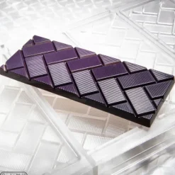 Moules À Chocolat*CHOCOLATE WORLD Moule Chocolat Tablette Rectangles Obliques (x4)