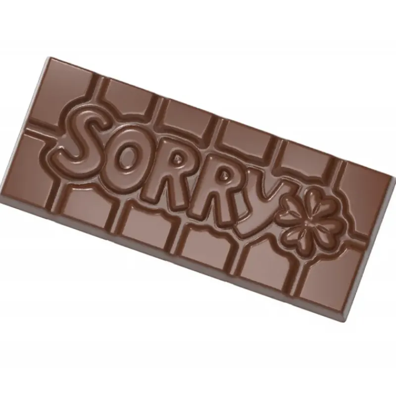 Moules À Chocolat*CHOCOLATE WORLD Moule Chocolat Tablette Sorry (x4)
