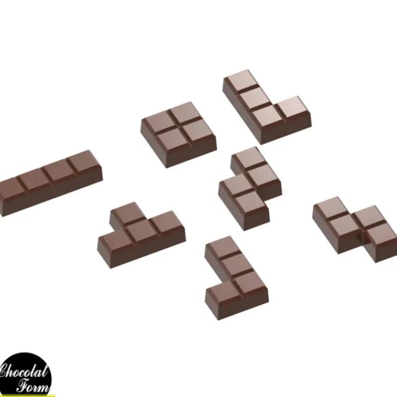 Moules À Chocolat*Chocolat Form Moule Chocolat Tetromino (x14)
