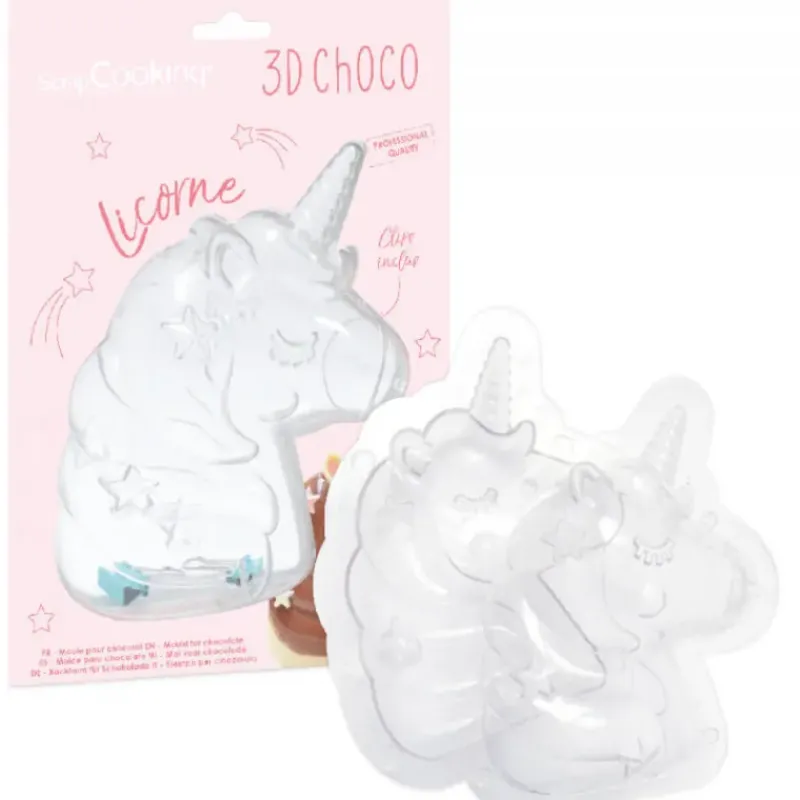 Moules À Chocolat*SCRAPCOOKING Moule 3D Chocolat Licorne