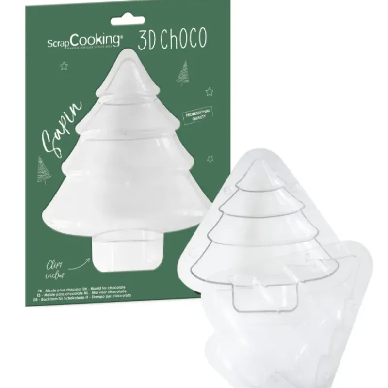 Moules À Chocolat*SCRAPCOOKING Moule 3D Chocolat Sapin