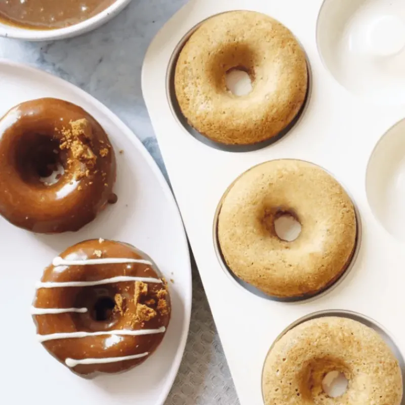 Moule Anti-adhésif|Moules À Gâteaux*SCRAPCOOKING Moule Donuts Antiadhésif 31,1 x 20,5 cm x H 2,1 cm