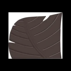 Moules À Chocolat*CUISINEADDICT Moule Embout de Bûche 9012 Feuille 9,3 x 8 cm (x6)