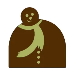 Moules À Chocolat|Moules À Gâteaux*MALLARD FERRIERE Moule Embout de bûche Bonhomme de Neige 80 x 84 mm Mallard Ferrière