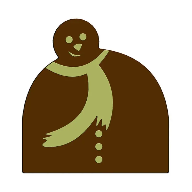 Moules À Chocolat|Moules À Gâteaux*MALLARD FERRIERE Moule Embout de bûche Bonhomme de Neige 80 x 84 mm Mallard Ferrière