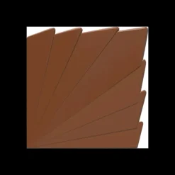 Moules À Chocolat*CUISINEADDICT Moule Embout de Bûche Carré 9016 Eventail 8,5 cm (x6)