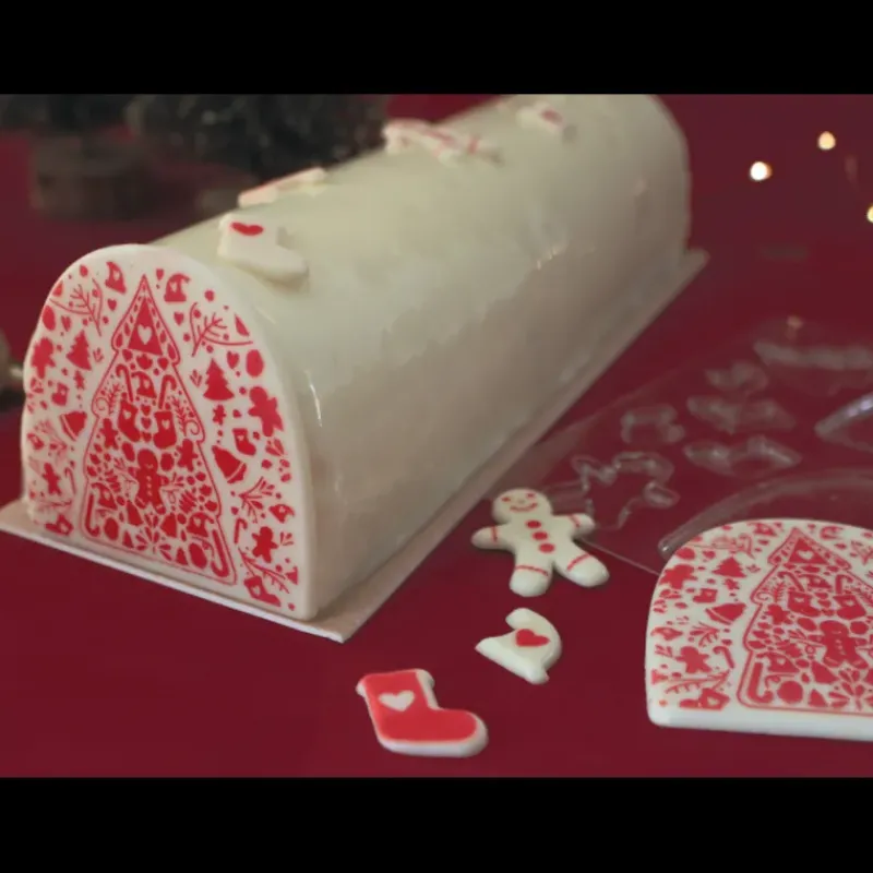 Moules À Chocolat*SCRAPCOOKING Moule Embout de Bûche Noël