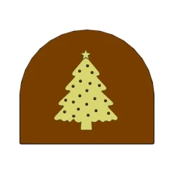 Moules À Chocolat|Moules À Gâteaux*MALLARD FERRIERE Moule Embout de bûche Sapin de Noël 80 x 68 mm Mallard Ferrière