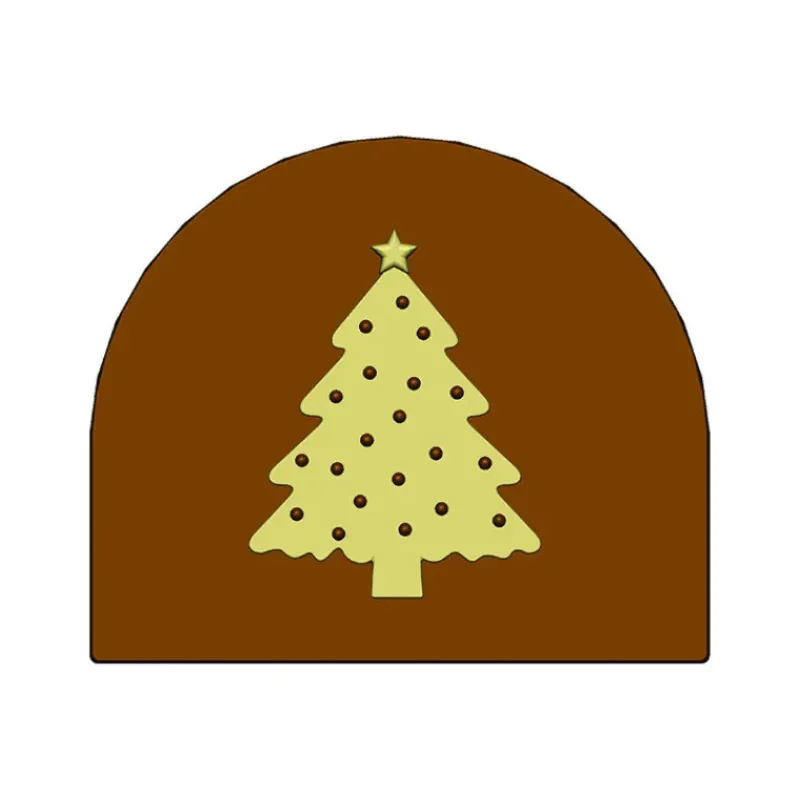 Moules À Chocolat|Moules À Gâteaux*MALLARD FERRIERE Moule Embout de bûche Sapin de Noël 80 x 68 mm Mallard Ferrière